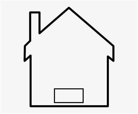 Small House Outline Clip Art Png Image Transparent Png Free