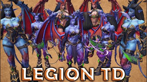 Warcraft 3 Reforged Legion Td Mega 3 43 Succubus Army Youtube