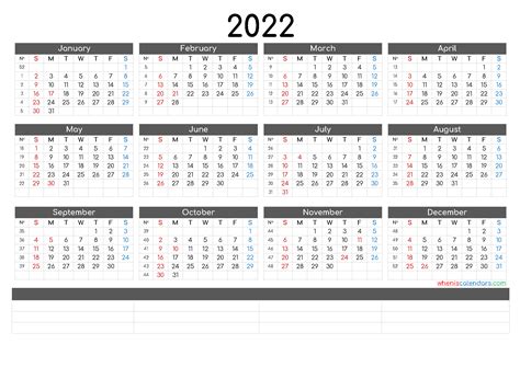 Printable Calendar 2022 Simple Useful Printable Calendars 2021