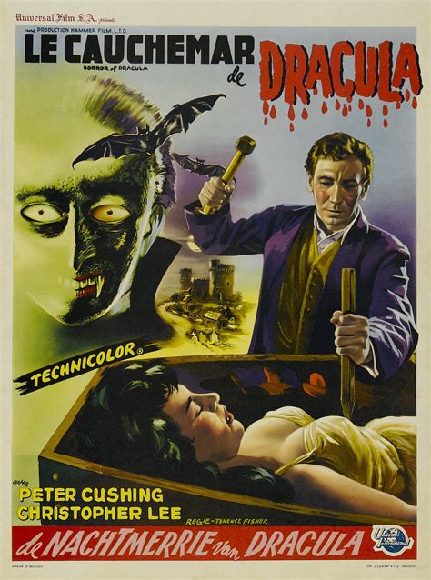 Le Cauchemar De Dracula Hammer Horror Films Retro Horror Horror