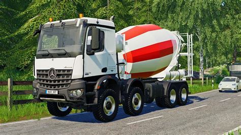 Mercedes Benz Arocs 3245 Concrete Mixer Truck Fs19 Kingmods