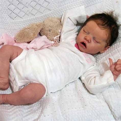 Nktier Cute Lifelike Baby Doll Realistic Newborn Reborn Baby Dolls Girl