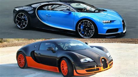 Bugatti Chiron Vs Bugatti Veyron Bugatti Chiron Vs Veyron Speed Stats