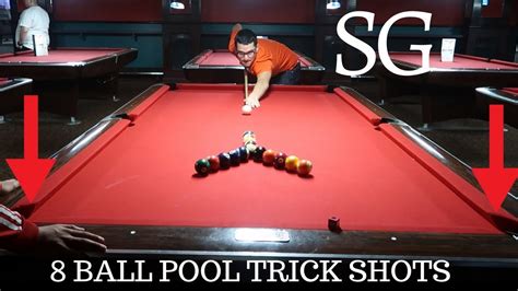 8 Ball Pool Trick Shots Real Life Youtube