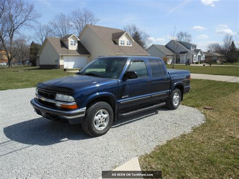 2002 Chevrolet S10 Zr5 Crew Cab Pickup 4 Door 4 3l V6 1 Owner