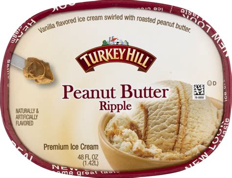 Turkey Hill Original Recipe Peanut Butter Ripple Ice Cream 48 Fl Oz Shipt