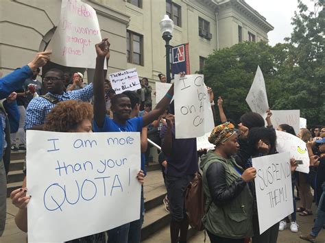 American University Students Protest In Wake Of Racist Incidents