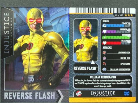 Foil Injustice Arcade Mystery Card 81 Reverse Flash Dandb Round 1