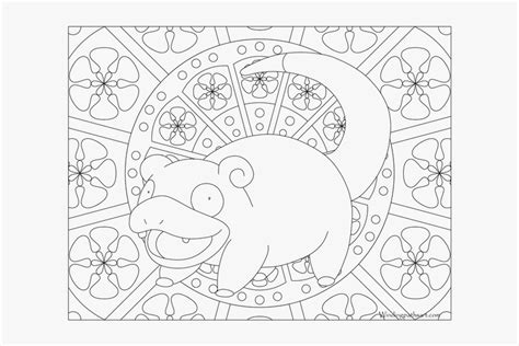 Detailed Pokemon Adult Coloring Page