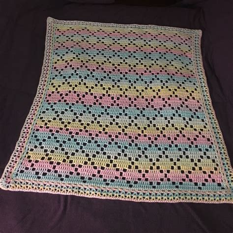 Ravelry Diamond Lace Baby Afghan Pattern By The Jewells Handmades In