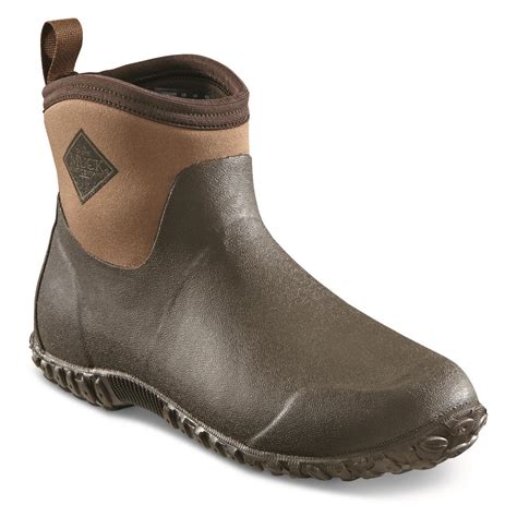 muck men s muckster ii rubber neoprene ankle boots 714222 rubber and rain boots at sportsman s