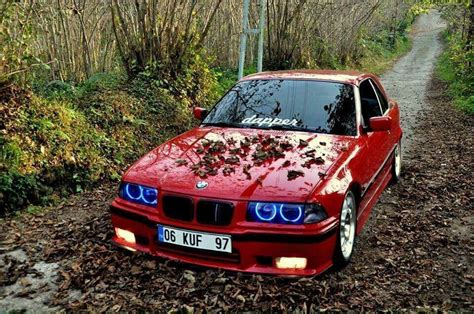 Bmw E36 3 Series Red Slammed Dapper Fall Bmw Bmw Red Bmw E36