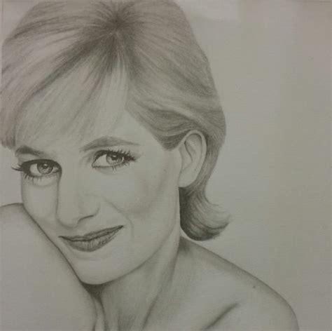 Pencil Drawing Of Princess Diana Pencildrawing2019