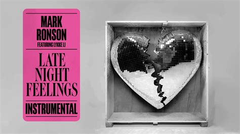 Mark Ronson Late Night Feelings Official Instrumental Youtube