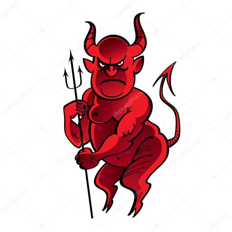 Red Devil Satan — Stock Vector © Ofchina 8348568