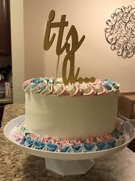 Gender Reveal Cake Cake Gender Reveal Cake Sweets