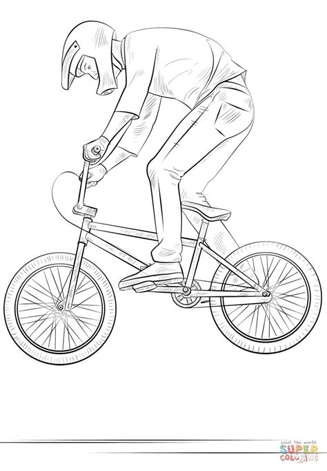 ¡descubre los nuevos dibujos de ciclismo para colorear! Ausmalbild: BMX Radfahrer | Ausmalbilder kostenlos zum ...