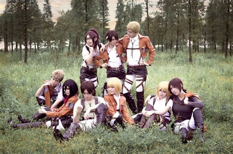 Attack On Titan Group Cosplay