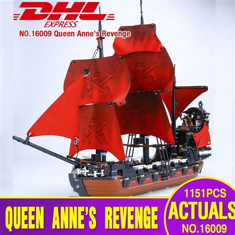 Lepin 16009 The Queen Annes Revenge Pirates Of The Caribbean Building