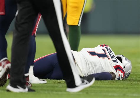 patriots packers game called off after new england rookie isaiah bolden is carted off field