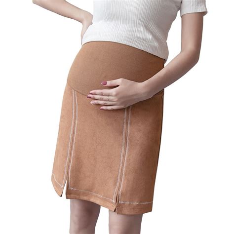 Sexy Maternity Skirts Elegant Fashion A Line Knee Length Autumn Skirts