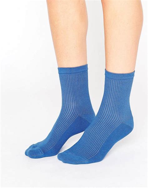 Image Of Asos Plain Rib Ankle Socks Ankle Socks Socks Ankle High