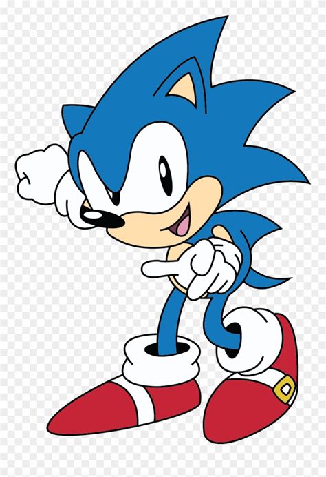 Download Classic Sonic Png Classic Sonic The Hedgehog 2d Clipart