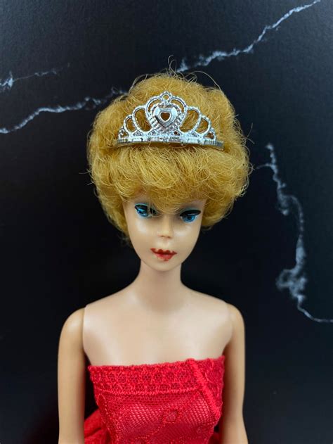 Barbie Princess Crowns 4 Silver Doll Crowns Barbie Tiara Etsy