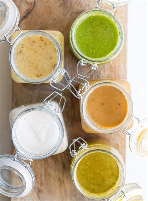 5 Easy Homemade Salad Dressings Wholesomelicious