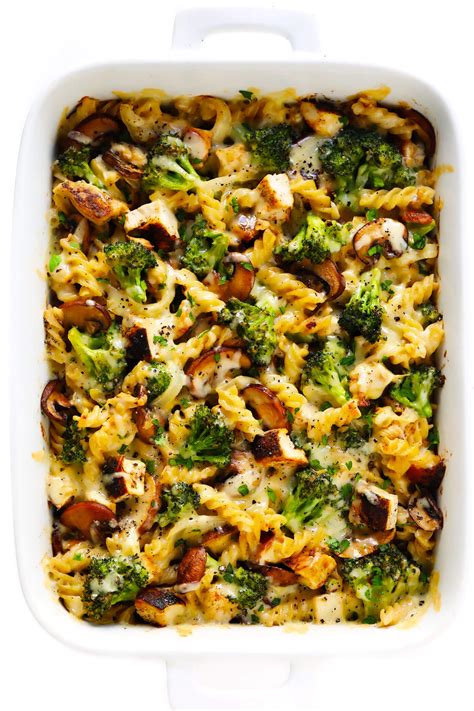 A food blog celebrating all things tasty! Healthier Broccoli Chicken Casserole Recipe | Gimme Some Oven