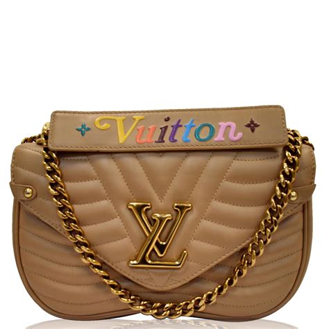 Louis Vuitton New Wave Chain Mm Calfskin Leather Bag