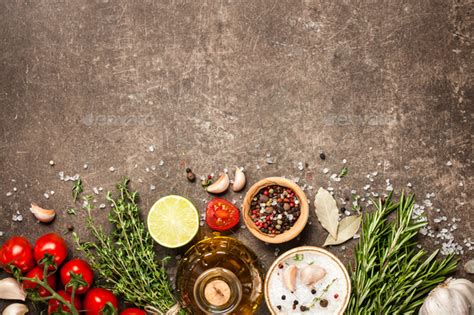 Cooking Table With Ingredients Stock Photo By Ff Photo Photodune