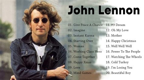 John Lennon Greatest Hits Full Album Best Of John Lennon John