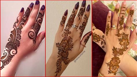 Bail Mehndi Designs For Eid Back Hand Bail Mehndi Simple Mehndi