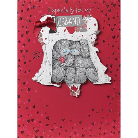 Maybe you would like to learn more about one of these? Husband Large Me to You Bear Valentines Day Card (V01LZ093 ...