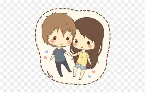 Chibi Drawing Love Anime Chibi Couple Free Transparent Png Clipart