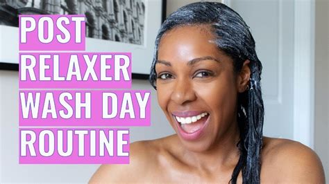 Healthy Relaxed Hair Tips Post Relaxer Wash Day Routine 2020 Style
