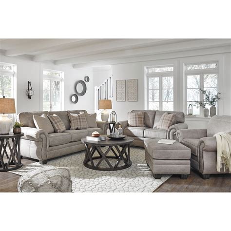 Browse our curated collections full of perfectly paired sectionals, sofas, loveseats, chairs and ottomans, perfect for family rooms, dens, theater rooms, front rooms, drawing rooms and more. Signature Design by Ashley Olsberg Stationary Living Room ...