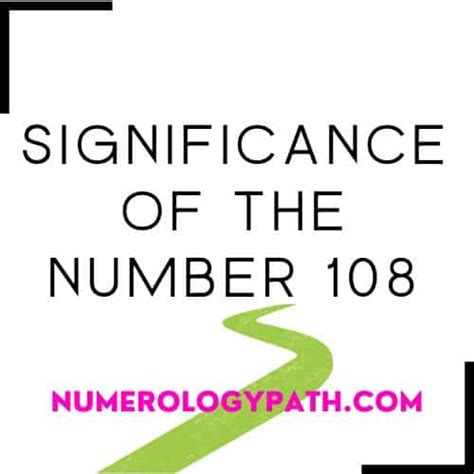 Significance Of The Number 108 Meaning And Symbolism Numerology Path