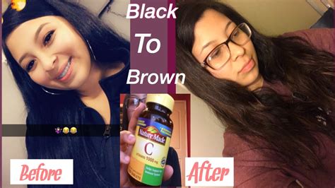 The best hair color remover for temporary hair color. DIY Hair Color Remover W/ Vitamin C & Shampoo ! - YouTube