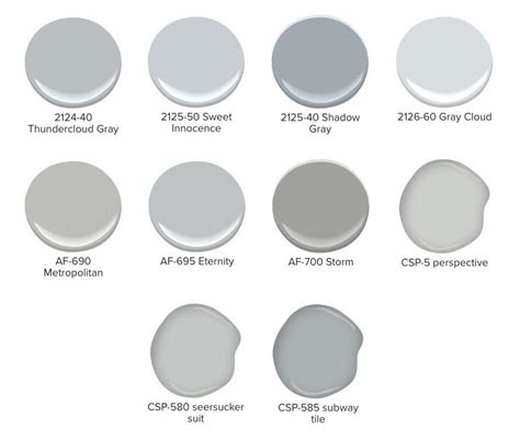 This light gray paint for bedrooms is more of a greige that toes the line between warm and cool, letting it work in a variety of spaces. Benjamin Moore Gray With Blue Undertones | Zef Jam