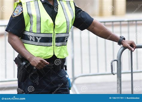 New York Usa June 10 2018 The New York City Police Department Nypd Police Officers