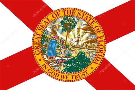 Florida State Flag Close Up Stock Photo By ©promesastudio 54224967