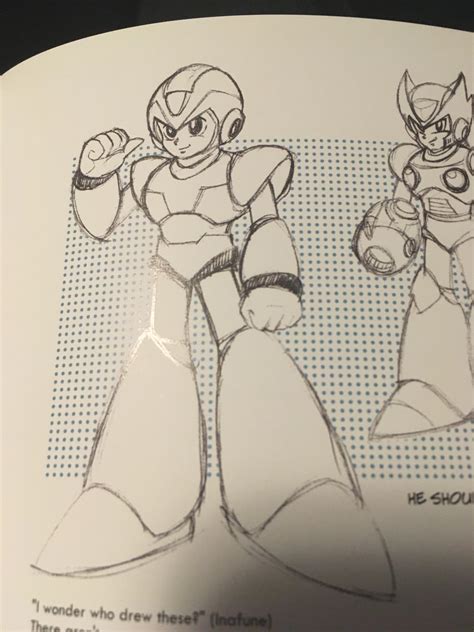 Was Looking Through The Mega Man X Complete Official Works Book And