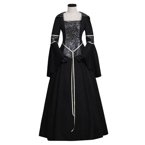 brand women s black medieval renaissance victorian dresses costumes ball gown dresses custom