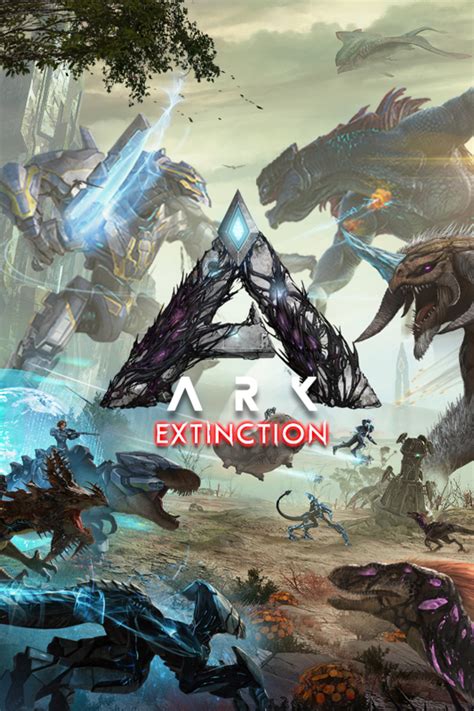Ark Survival Evolved Extinction Cover Or Packaging Material Mobygames