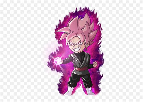 Goku Black Rose Chibi Manga Comics Book Hd Png Download Flyclipart