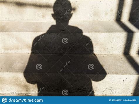 A Man With A Shadow Stock Image Image Of Abandoned 139363621