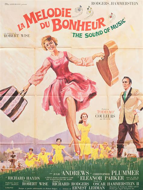 The Sound Of Music Original 1965 French Grande Movie Poster