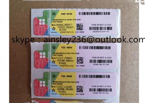 Win 10 Pro Oem Retail Coa Sticker Keyid10838173 Buy Hong Kong Win 7